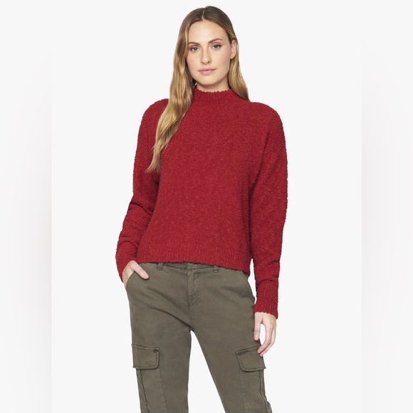 NWT SANCTUARY TEDDY MOCK NECK SWEATER - Picture 2 of 5